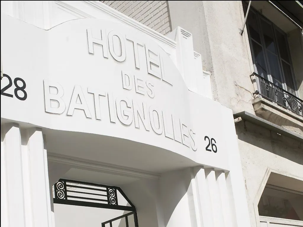 Hotel Des Batignolles Paris Frankrike